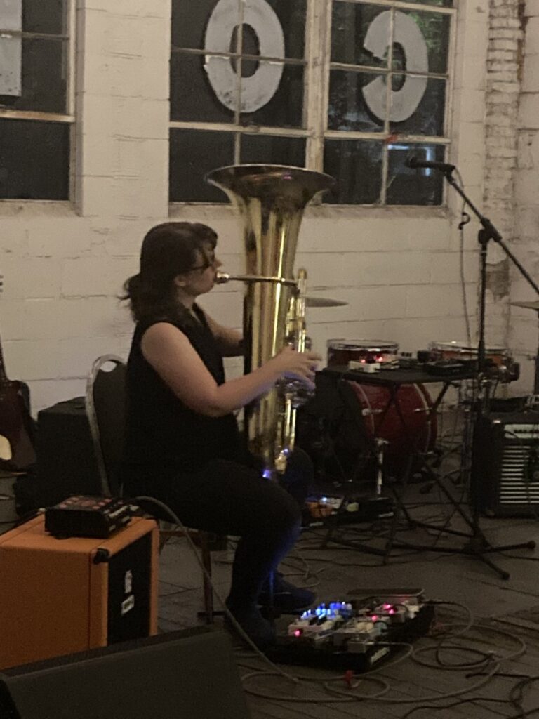 Beth McDonald and her magical tuba